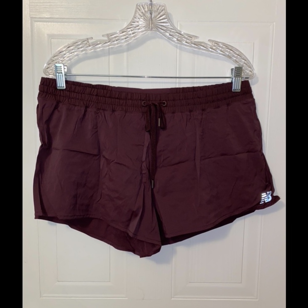 New Balance SZ L Maroon Athletic Shorts NWOT